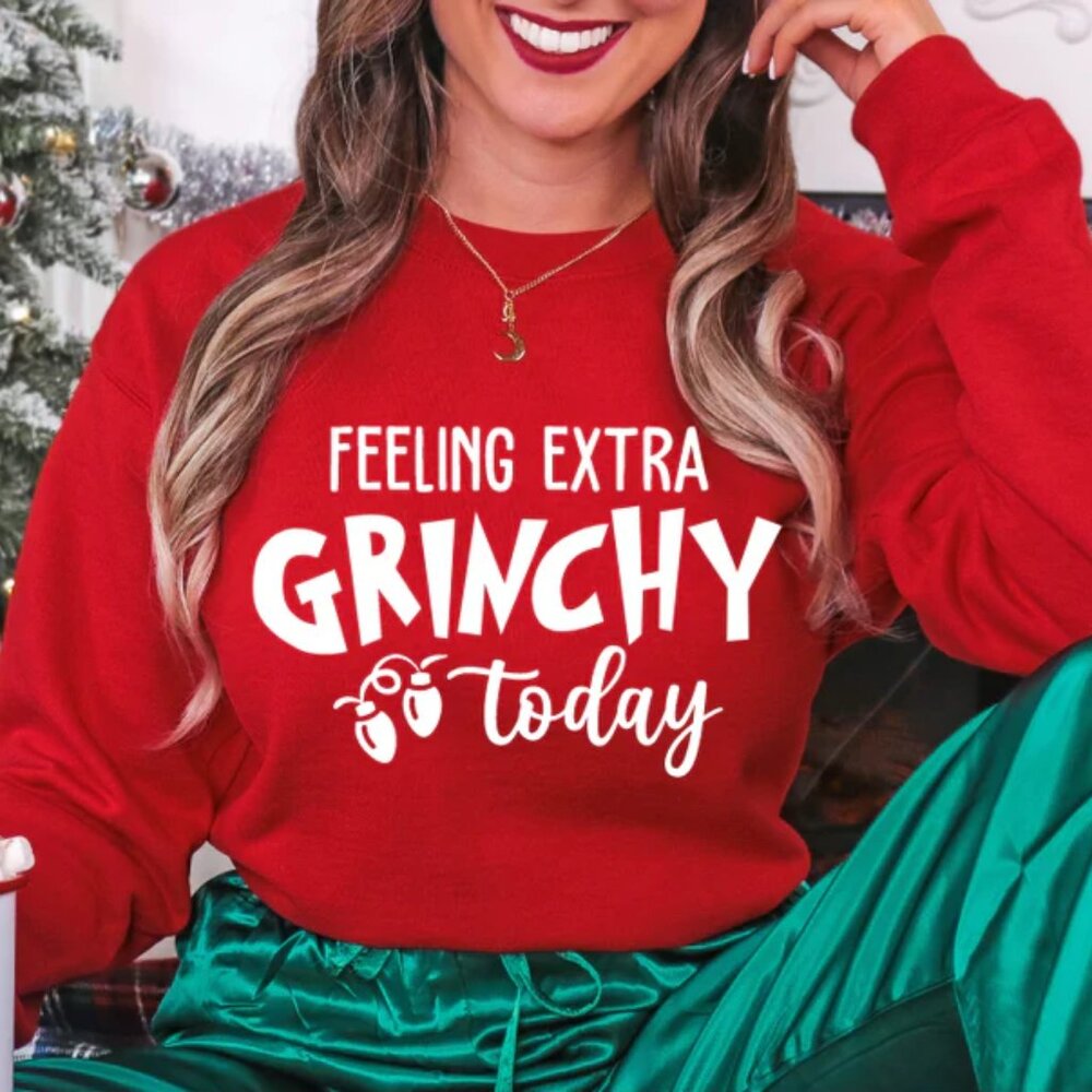 Feeling Extra G Today Sweatshirt (Red)